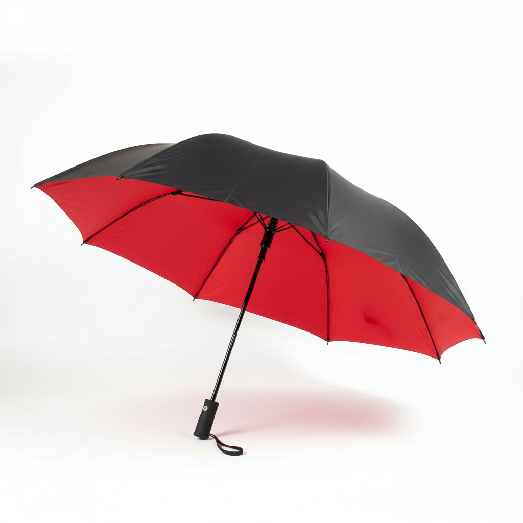 Parapluie robuste à toile ventilée pour intempéries