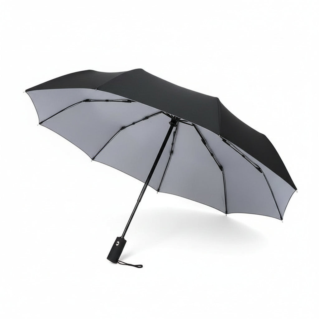 Parapluie robuste à toile ventilée pour intempéries