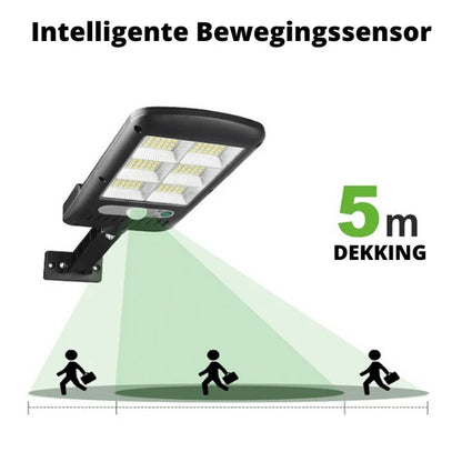 Lampe de jardin solaire, lampe LED d'extérieur à détecteur de mouvement, blanc froid 6000 K