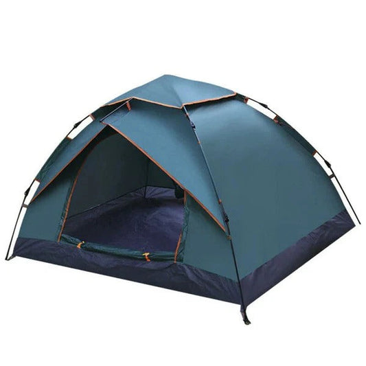 Tente pop-up instantanée, abri de camping 3-4 personnes à montage rapide, dôme d'extérieur léger