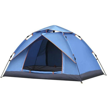 Tente pop-up instantanée, abri de camping 3-4 personnes à montage rapide, dôme d'extérieur léger