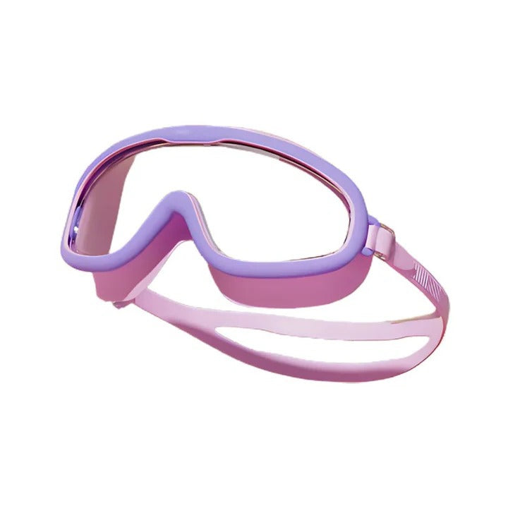 Lunettes de natation pour enfant à large vision et verres antibuée