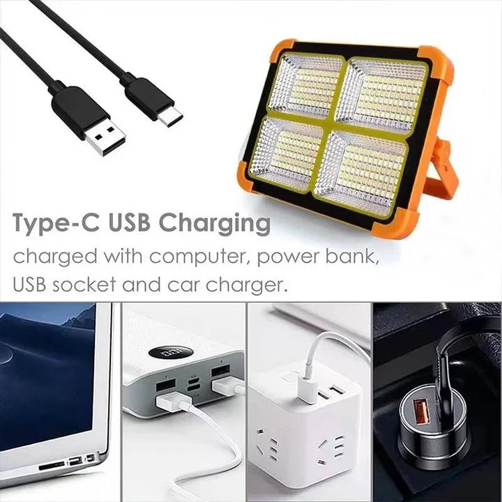 Lanterne d'aventure à énergie solaire et lampe de camping solaire portable