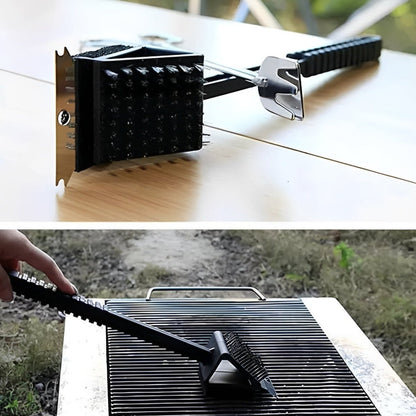 GRIMEX – Grill cleaner with scraper and sponge attachment for cleaning and refreshing grill surfaces