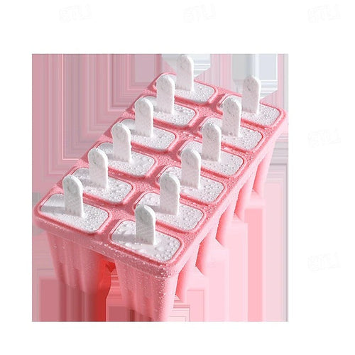 Moule à esquimaux en silicone sans BPA avec bâtonnets pour glaces maison