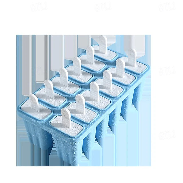 Moule à esquimaux en silicone sans BPA avec bâtonnets pour glaces maison