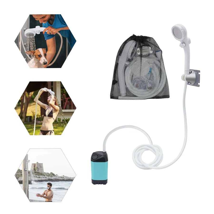 Douche électrique portable pour le camping
