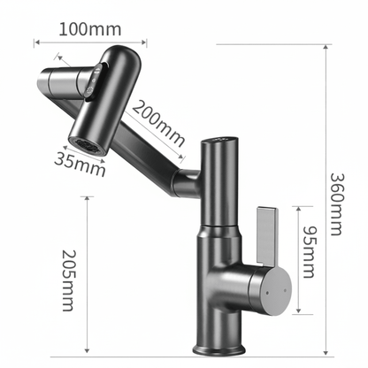 AQUATWIST 360° Kitchen Faucet – Rotatable & Stylish for Modern Living