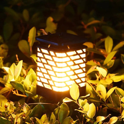 Lanterne solaire d'extérieur, lampe de jardin décorative LED
