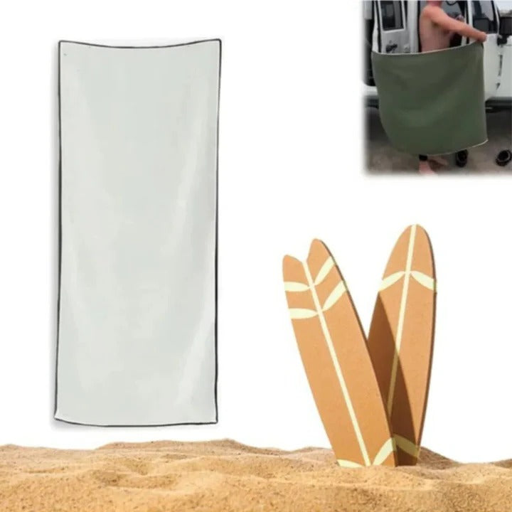Serviette de plage magnétique à séchage rapide