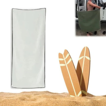 Serviette de plage magnétique à séchage rapide