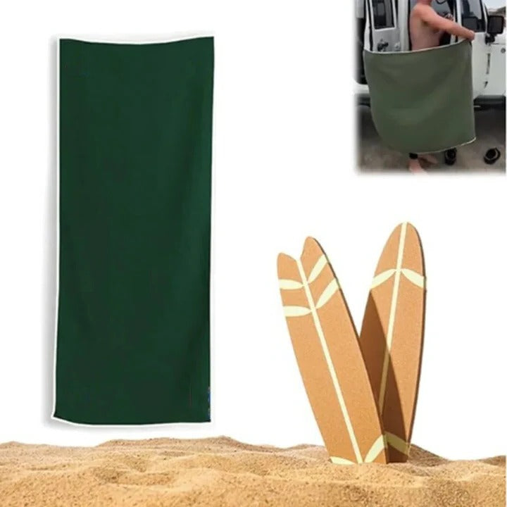 Serviette de plage magnétique à séchage rapide