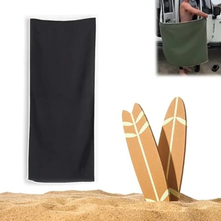 Serviette de plage magnétique à séchage rapide