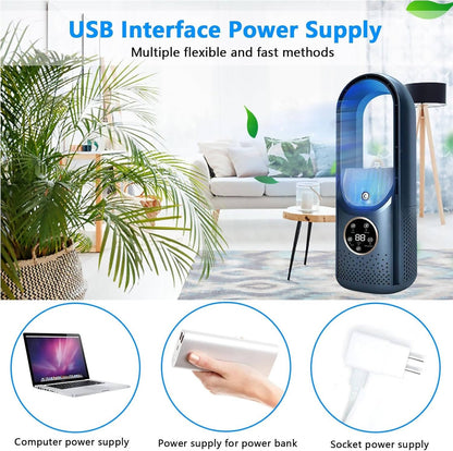 Ventilateur rafraîchisseur climatiseur portable avec humidificateur et purificateur, moteur DC sans balais, minuteur intelligent