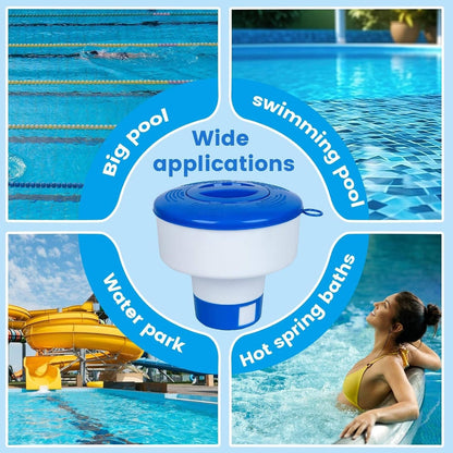 Diffuseur de chlore flottant réglable pour spas, jacuzzis et piscines hors-sol