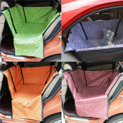 Housse de siège auto écologique en polyester pour chien, hamac de siège arrière imperméable et protection de dossier pour petits chiens