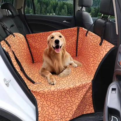 Housse de siège auto écologique en polyester pour chien, hamac de siège arrière imperméable et protection de dossier pour petits chiens