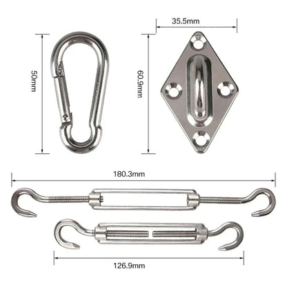 Professional installation kit for awnings - complete set for safe and durable installation