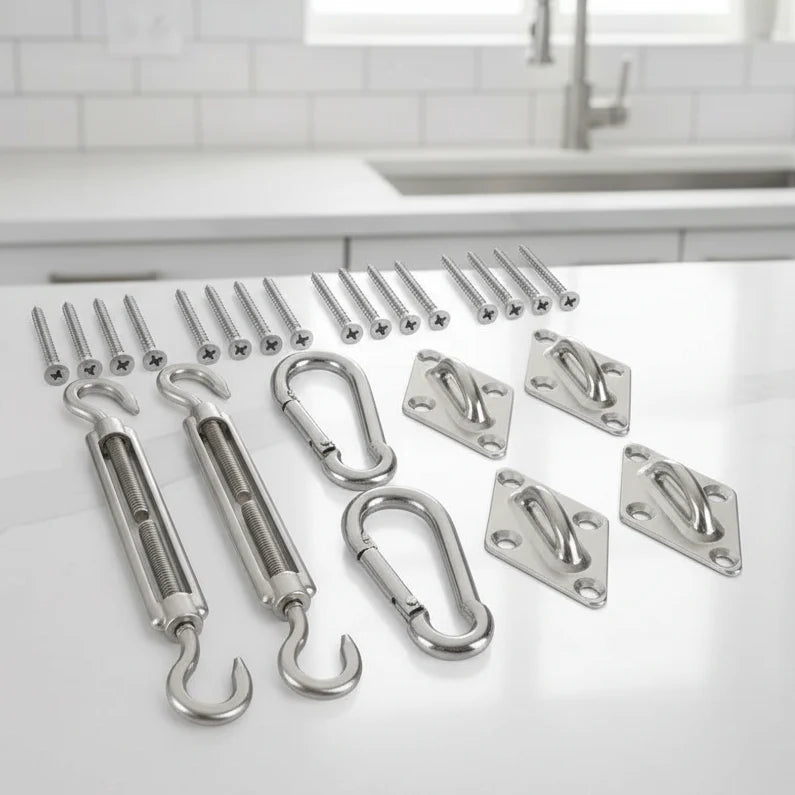 Professional installation kit for awnings - complete set for safe and durable installation