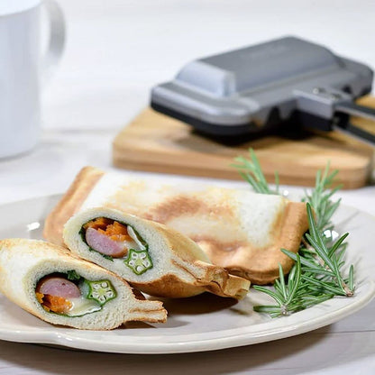 QUICKGRILL - Compact sandwich maker for quick and crispy meals anytime