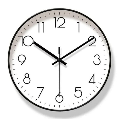 SCANDICLOCK – Black Wall Clock in Nordic Style – Precise & Stylish for Every Home
