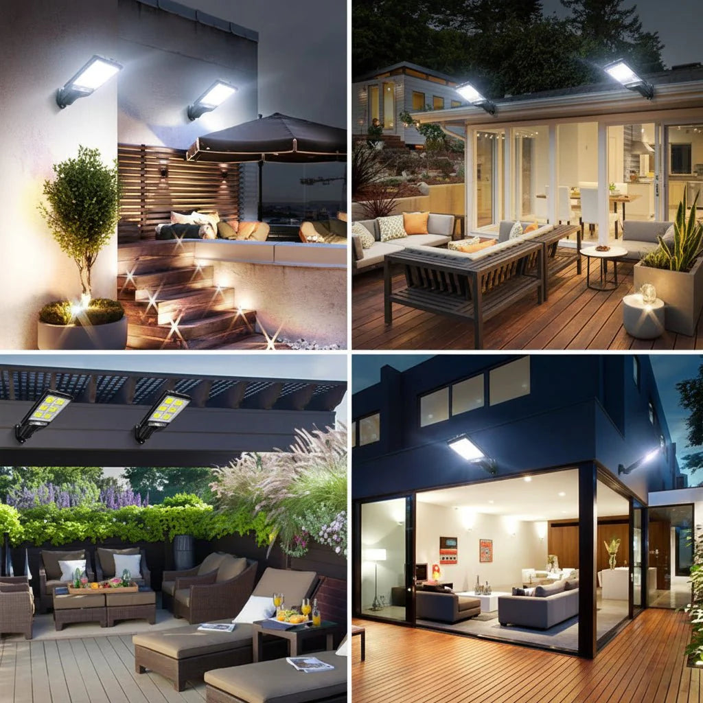 ECOBEAM 600 – Solar LED Outdoor Floodlight with Motion Sensor