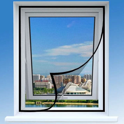 Window screen - Effective insect protection Made of hard-wearing glass fibre material