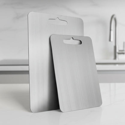 TITANEDGE - Antibacterial Stainless Steel Cutting Board for Maximum Hygiene and Durability in the Kitchen
