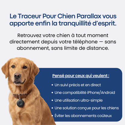 Traceur GPS Chien sans Abonnement - FlashDiscount