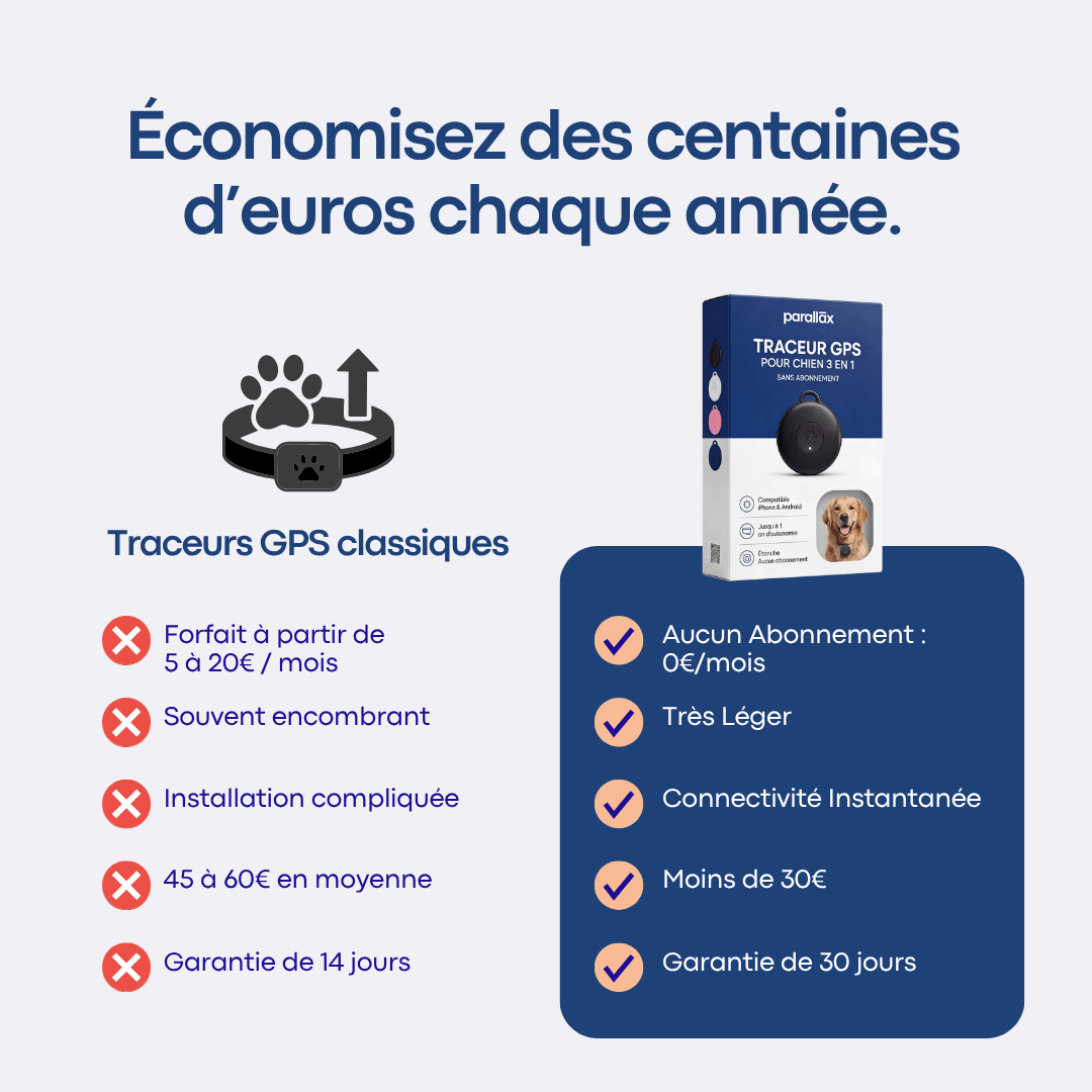Traceur GPS Chien sans Abonnement - FlashDiscount