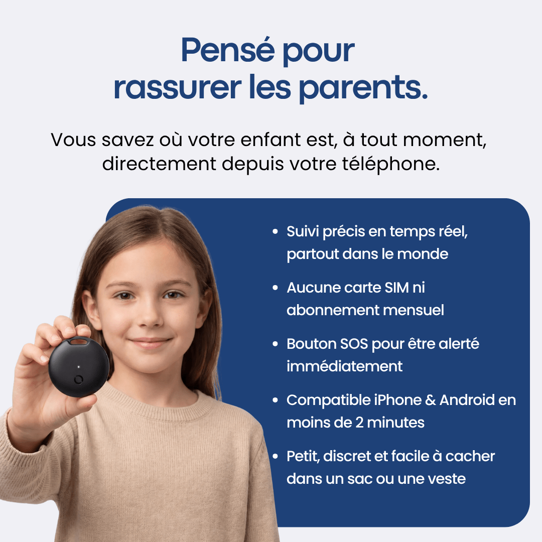 Traceur GPS Enfant Sans Abonnement | FlashDiscount