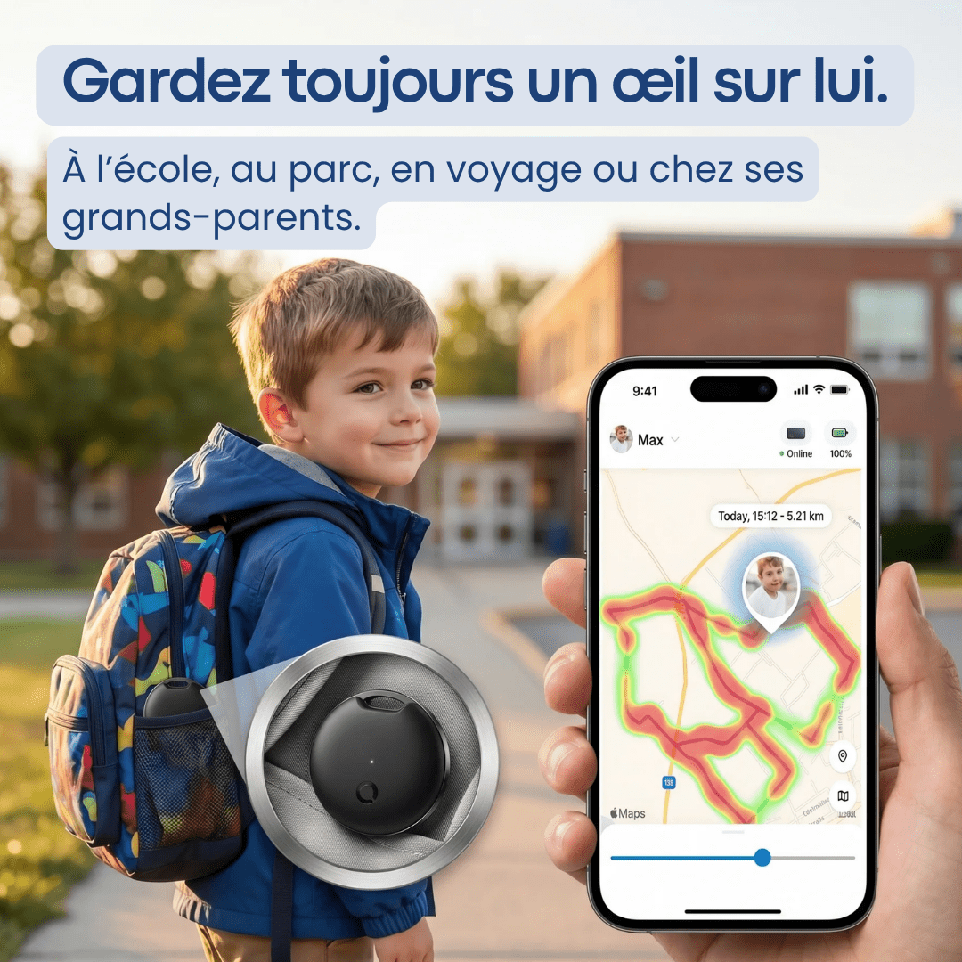 Traceur GPS Enfant Sans Abonnement | FlashDiscount