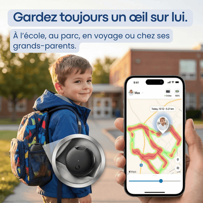 Traceur GPS Enfant Sans Abonnement | FlashDiscount